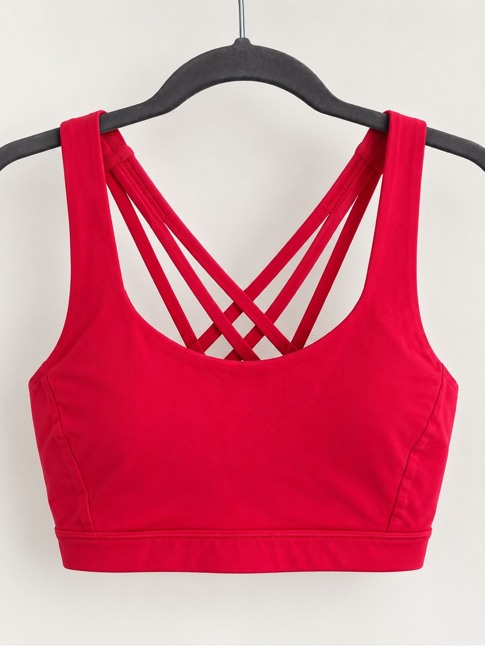 Lululemon Free To Be Serene Bra Red Size 6 Strappy Sports Bra